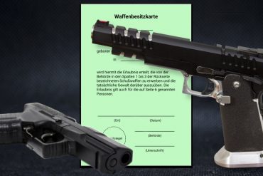 Waffenbesitzkarte und Waffenschein
